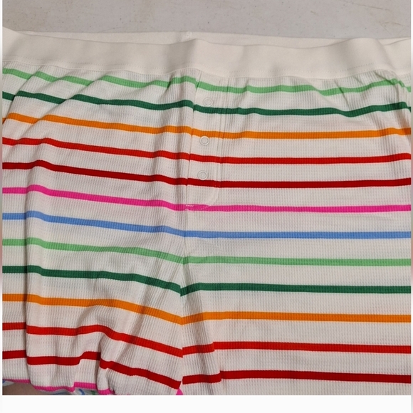 Wondershop Women's Rainbow Striped Thermal Pajama Jogger Pants - Sz 3x NWT - Picture 4 of 7